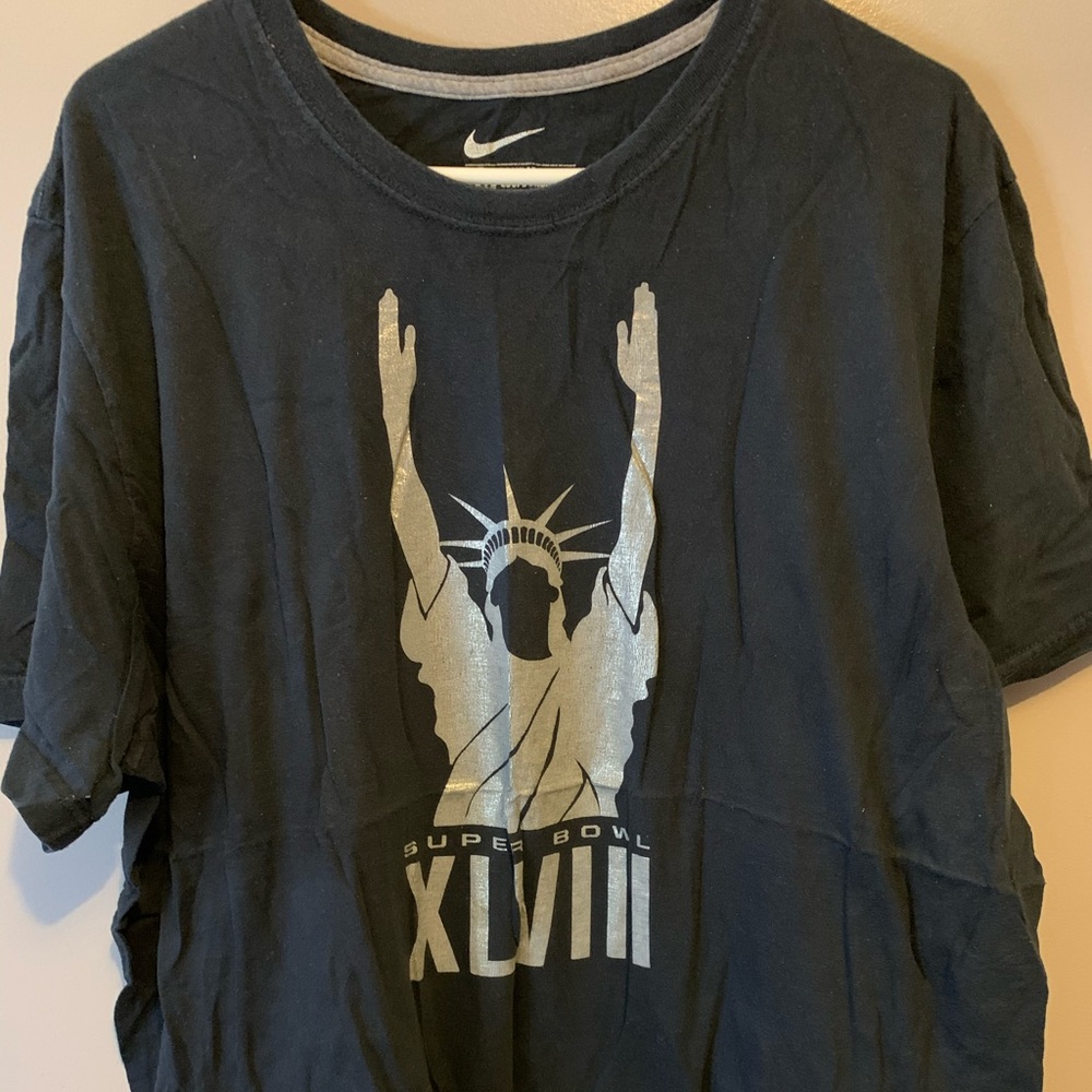 Nike Super Bowl shirt Statue of Liberty XXL
